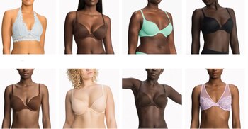 Los corpiños también están disponibles