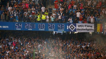 El reloj del Hamburgo marcaba