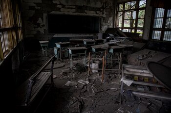 Un aula del colegio (AFP