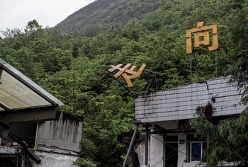 Casa destruidas en Beichuan (AFP