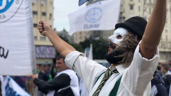 Una de las recientes protestas