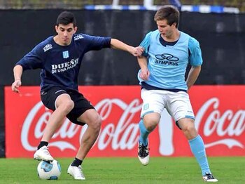 Rodrigo Battaglia en su paso por Racing Club (@RodriBattaglia)