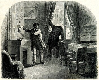 Ilustración de Auguste Dupin en