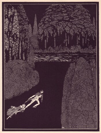 Ilustración de Harry Clarke, de