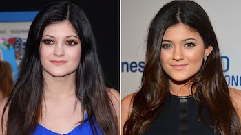 Máscara de pestañas, delineador, labial