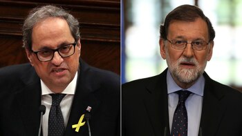 Quim Torra y Mariano Rajoy