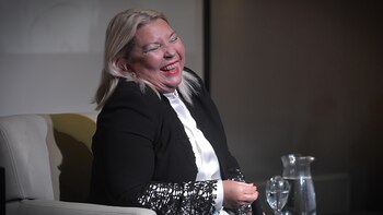 La diputada oficialista Elisa Carrió