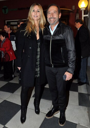 Guillermo Francella y su mujer Marynés.