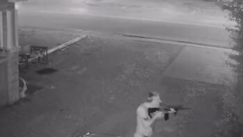 El hombre estaba armado con