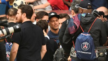 Neymar estuvo presente en la