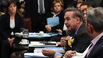 El senador Miguel Ángel Pichetto