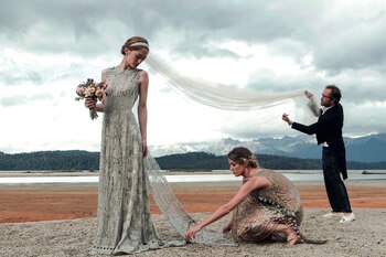 Algunas de las postales del casamiento