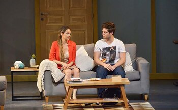 Tomás Kirzner junto a Gabriela