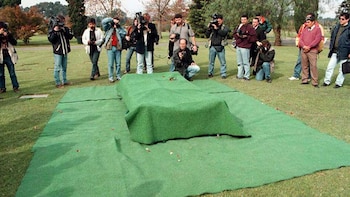 Al entierro del magnate asistió