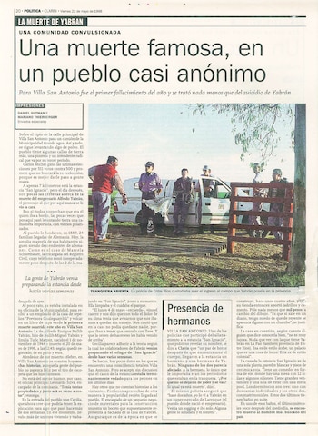 La noticia conmocionó al pueblo