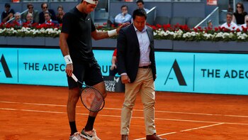 Del Potro se retiró del