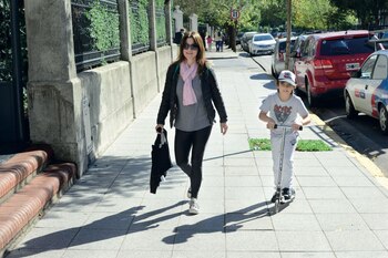 Nancy Duplaá y uno de