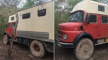 Los rescatistas encontrar el camión