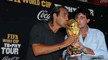 Batista fue uno de los protagonistas de la gira que hizo la Copa del Mundo antes de llegar a Rusia