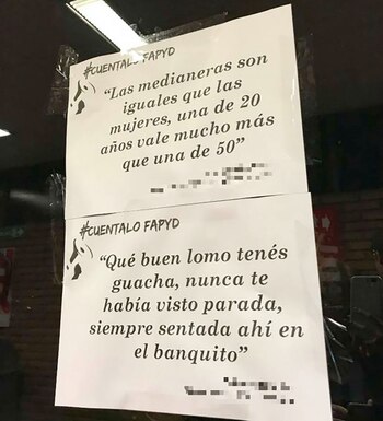 Las alumnas dieron a conocer el maltrato cotidiano a la que se ven sometidas.