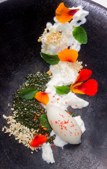 Uno de los exquisitos postres