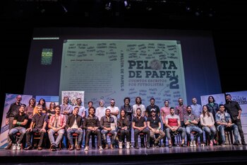 La presentación del libro, con