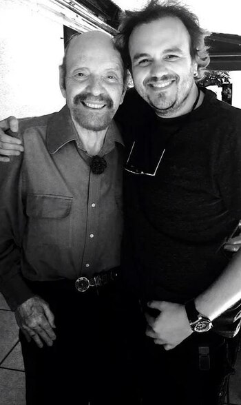 Junto a Horacio Ferrer