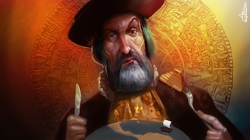Hernán Cortés (por Rodrigo Acevedo