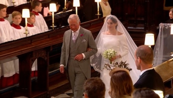 El príncipe Carlos acompañó al