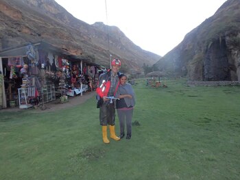 Wilhelm Wabnegg en Huagapo, Perú