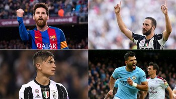 Lionel Messi, Gonzalo Higuaín, Paulo