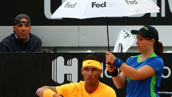La lluvia interrumpió el partido