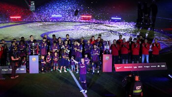 Iniesta le agradeció al público por el apoyo