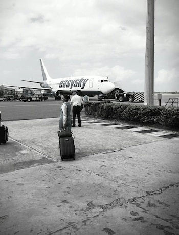 La sobrecargo Daniela Ríos (Facebook)