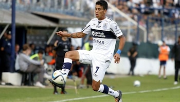 Maximiliano Meza debutó en Primera División con la camiseta de Gimnasia de La Plata