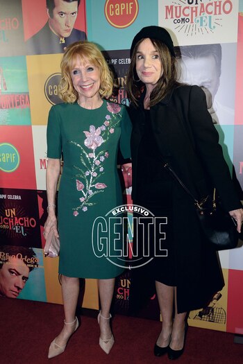 Evangelina Salazar y su amiga Ana María Picchio. (Foto Diego Soldini/GENTE)