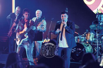 Los Totora, también presentes en el homenaje a Palito Ortega. (Foto Diego Soldini/GENTE)