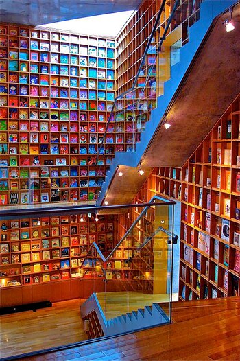 Esta hermosa biblioteca se encuentra