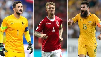 Hugo Lloris, Francia, Simon Kjaer,