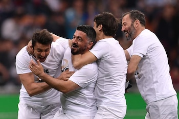 Massimo Oddo y Gennaro Gattuso