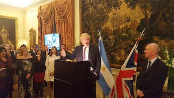 El canciller británico Boris Johnson