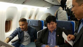 Paolo Guerrero y Edwin Oviedo,