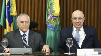 Michel Temer y Henrique Meirelles,