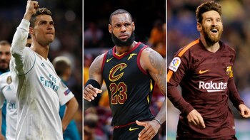 Los tres deportistas más famosos