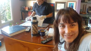 La hija del ex gobernador