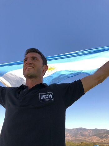 Germán Chiaraviglio prometió una medalla para la Argentina en el evento de Bolivia