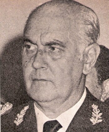 El general Alejandro Agustín Lanusse,