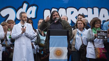 El secretario general de Suteba,
