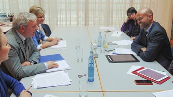 El ministro Guillermo Dietrich y