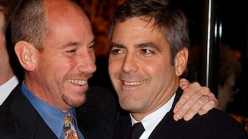 Clooney con su primo Miguel